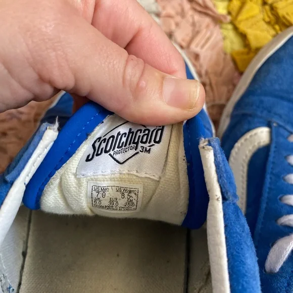 Vans Men's Royal Blue Suede Sneakers - Picture 3 of 5